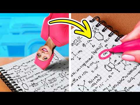 IF SCHOOL SUPPLIES WERE PEOPLE || Squishy DIY Amazing Cardboard Crafts by 123 GO SCHOOL