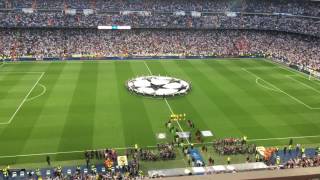 Real Madrid vs Bayern Munich (Hymn, Choreo)