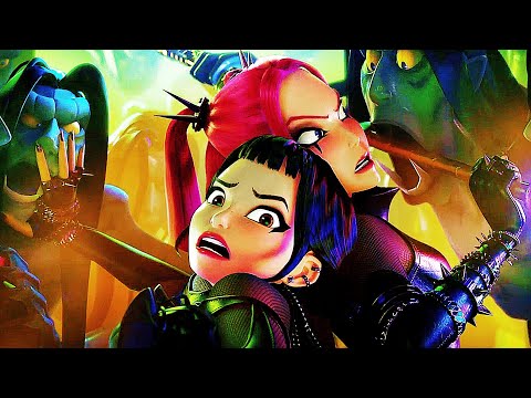 Demons Vs Huntrix Fight Scene | KPOP DEMON HUNTERS (2025) Movie CLIP HD