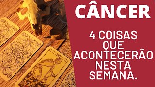 CÂNCER♋| 4 REVELAÇÕES PARA ESTA SEMANA! ( HORÓSCOPO/TAROT).
