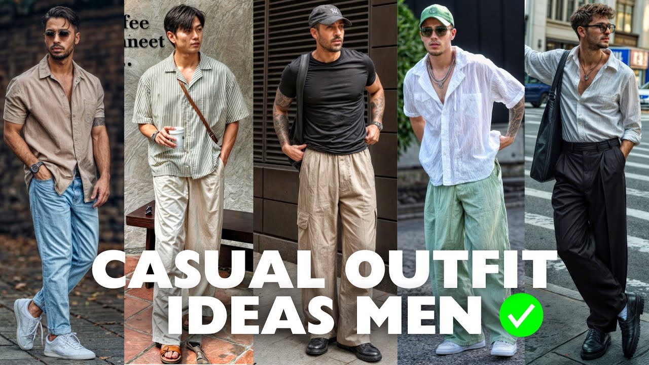 Casual Outfit Ideas For Men | Best Men’s Fashion Ideas 2024 | Men’s Outfits And Casual Fashion