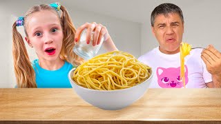 ¡Esto no sabe bien! Papá prueba la peor pasta del mundo