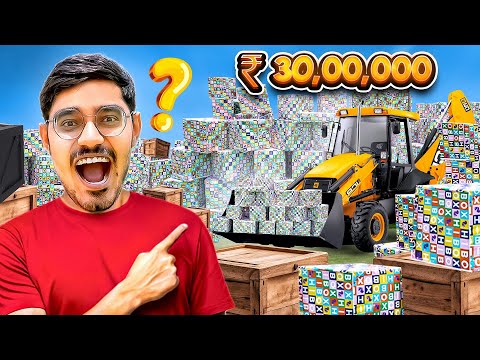 We Opened 100 Mystery Boxes Worth ₹30,00,000 With JCB | आज तो लॉटरी लग गई🤑
