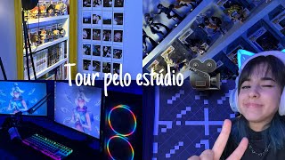 TOUR PELO ESTÚDIO DE GRAVAÇÃO