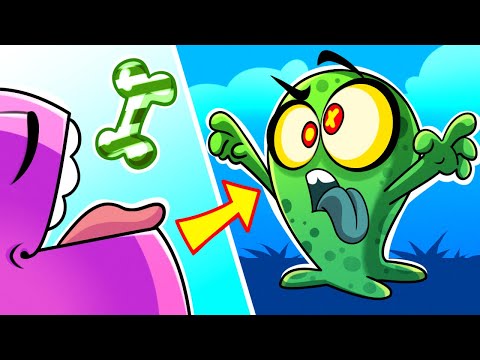 I Turned Into A ZOMBIE! ๐ง | Zombie Sweets Song | Kids Cartoon by Slick Slime Sam