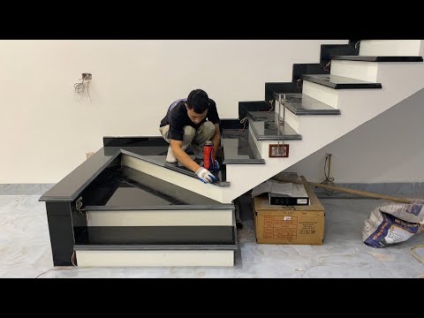Technology & Technical Construction Stairs Stone Granite | Complete Stair Step By Step