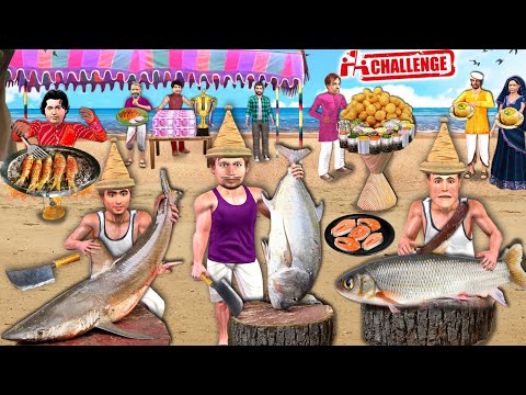 Kasimedu Machli Wala Speed Fish Cutting Skills Challenge Videos Hindi Kahaniya Stories Moral Stories