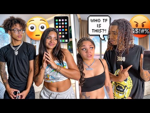 ANOTHER DUDE CALLS MY PHONE WHILE IM WITH MY BOYFRIEND PRANK! *GONE WRONG😬*
