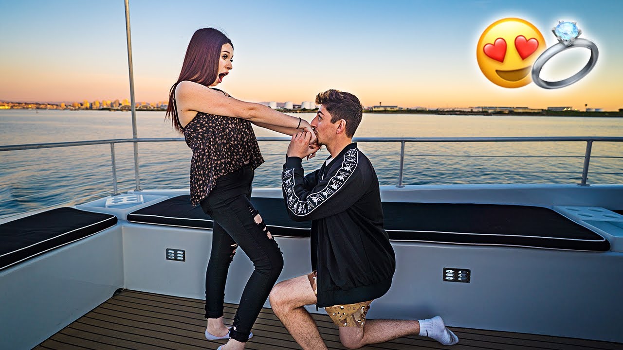 SHE SAID YES surprise proposal