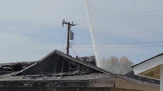 House was on fire in Anaheim