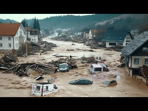 Horrific footage of devastating flash flood in Central Europe! Austria, Czech Republic and Poland!