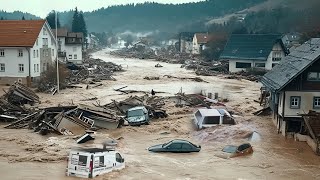 Horrific footage of devastating flash flood in Central Europe! Austria, Czech Republic and Poland!
