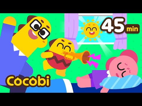 🌞Wake Up Song Compilation | Good Morning, No I Don't Want To + and More Songs for Kids | Cocobi