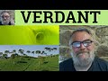Understanding 'Verdant'