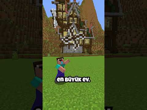 Minecraft'taki en küçük ev nedir? 🏠✨ ⛏️ #shorts
