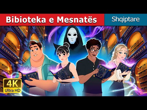 Bibioteka e Mesnatës | The Midnight Library in Albanian | Albanian Fairy Tales