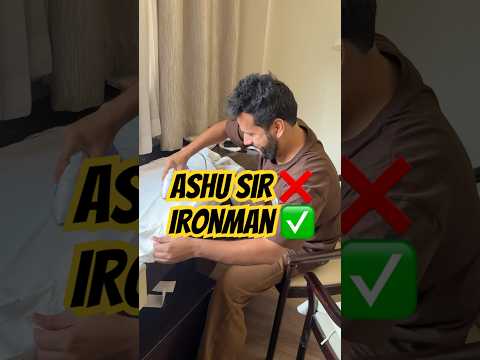He is the ironman 😂 #minivlog #ghaifamily #funny #familyvlogs #ashusir #vlog