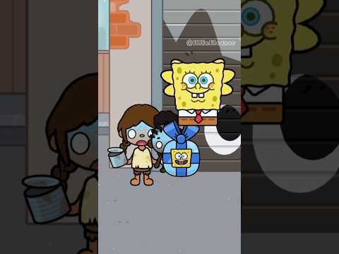 POOR TO RICH ? Toca Boca Story ?SpongeBob ?‍♀️helps Wednesday #e2fam