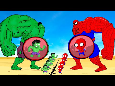 Evolution Of HULK PREGNANT Vs SPIDERMAN PREGNANT: Who Is The King Of Super Heroes ?