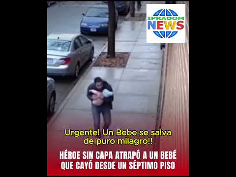 🟥 URGENTE: Bebé se salva de puro milagro 😱 | Impactantes imágenes captadas por cámara de seguridad