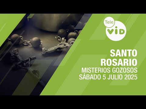 Santo Rosario de hoy Sábado 5 Julio de 2025 📿 Misterios Gozosos #TeleVID #SantoRosario