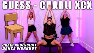 charli xcx - Guess featuring Billie Eilish | CHAIR ACCESSIBLE Dance Workout by Caleb Marshall