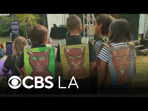 YouTube video thumbnail: P-22 Day Festival Celebrates Beloved Mountain Lion, Calls for Protection of LA Wildlife