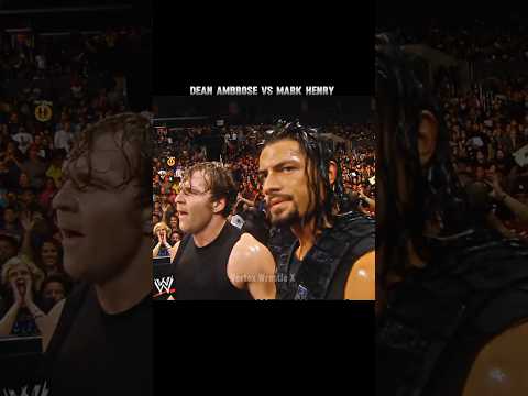 Dean Ambrose vs Mark Henry 🔥🥶| Roman & Seth Destroy Mark Henry 😱☠️| Raw 2014 🥵 Edit