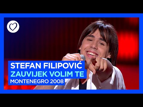 Stefan Filipović - Zauvijek Volim Te (LIVE) | Montenegro 🇲🇪 | First Semi-Final | Eurovision 2008