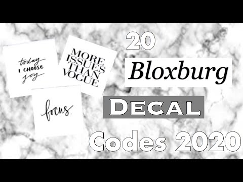 Roblox Bloxburg Id Codes 07 2021 - roblox black and white decal
