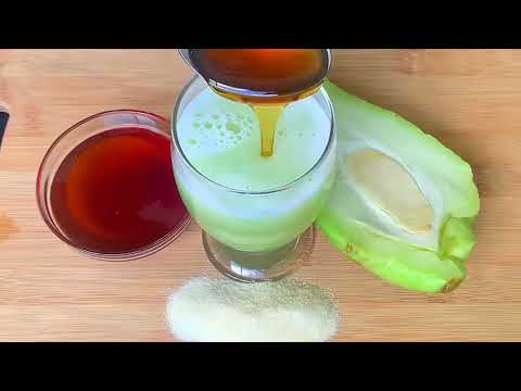 Jugo de Chayote: El Secreto Natural para Rodillas y Piel Sin Arrugas 🥤