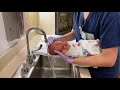 Newborn Bathing Safety and Care