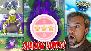 RARE Shadow Hundo Caught! Shiny Shadows! Shiny Indeeee! & More! (Pokémon GO)