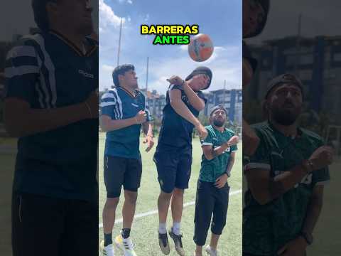 Las barreras evolucionaron ⚽️🥵 #futbol #humor