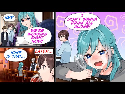 ［Manga dub］My female boss is always avoided for being too strict...［RomCom］