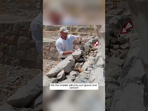 Stone Wall Artistry in Syria 🧱 #MasterMason 🔨