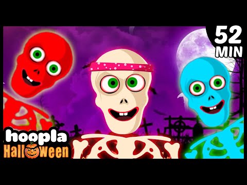 Skeleton Head Shoulders Knees Toes | Halloween Special Songs | Hoopla Halloween