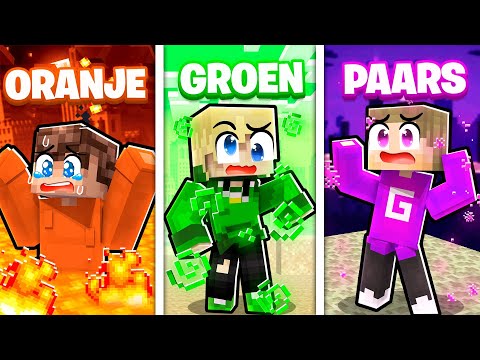 OVERLEVEN Op EEN KLEUR In Minecraft!