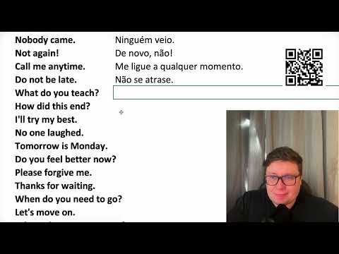 AULÃO de 1 HORA de INGLÊS - Como entender pequenas frases? #1