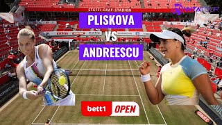 Bett1Open 2022: Karolina Pliskova vs Bianca Andreescu / Match Highlights / Round 2