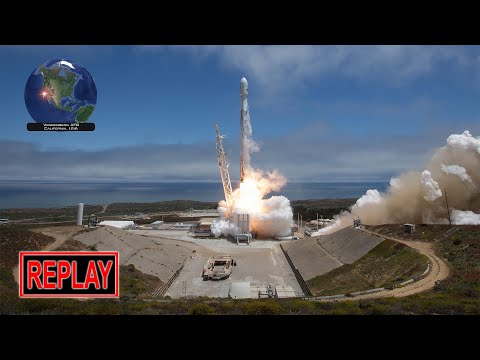 REPLAY: SpaceX Starlink 11-4 launch from Vandenberg (1 Feb 2025)