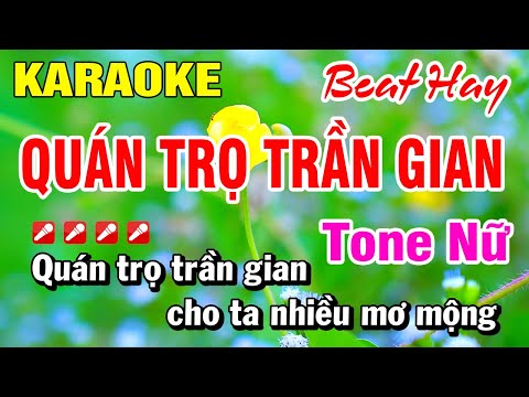 Karaoke Quán Trọ Trần Gian Tone Nữ Nhạc Sống 2025 | Hoài Phong Organ