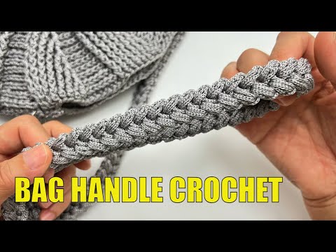 BAG HANDLE CROCHET/Çanta Sapı Yapımı