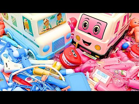 11 minutes Satisfying with Unboxing Cute Toys Blue Doctor Playset | Review Toys | ASMR