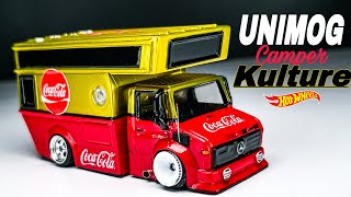 How I turn this paramedic truck into a cool camper truck | Unimog Camper Kulture | Hot Wheels Custom