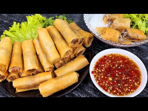 Cách mới để CHIÊN CHẢ GIÒ Giòn thơm ngon để được lâu