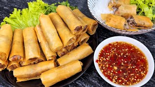 Cách mới để CHIÊN CHẢ GIÒ Giòn thơm ngon để được lâu