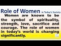 Women's Roles and Achievements Today