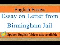 King's Letter from Birmingham Jail Analysis