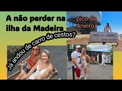 Carro de cestos.Pico do Arieiro.Mercado Funchal.Hotel que ficamos.video n° 1200